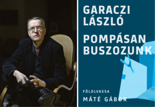 A szerző és a könyv borítója